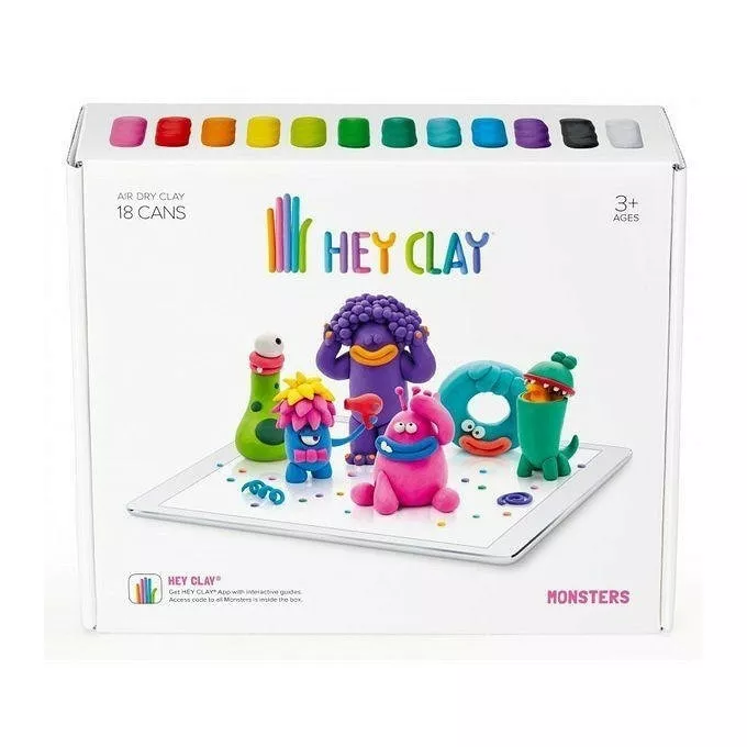 Tm Toys Masa plastyczna Hey Clay Potwory