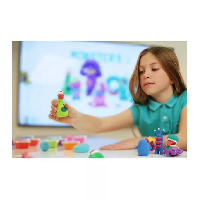 Tm Toys Masa plastyczna Hey Clay Potwory