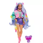 Mattel Lalka Barbie Extra Lawendowe włosy