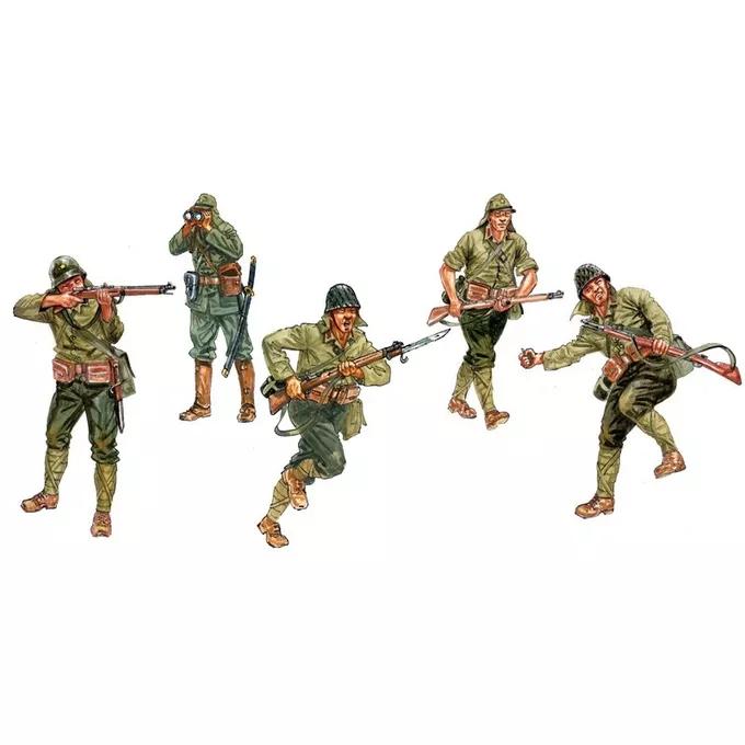 Italeri Model plastikowy Piechota japońska z II wojny światowej