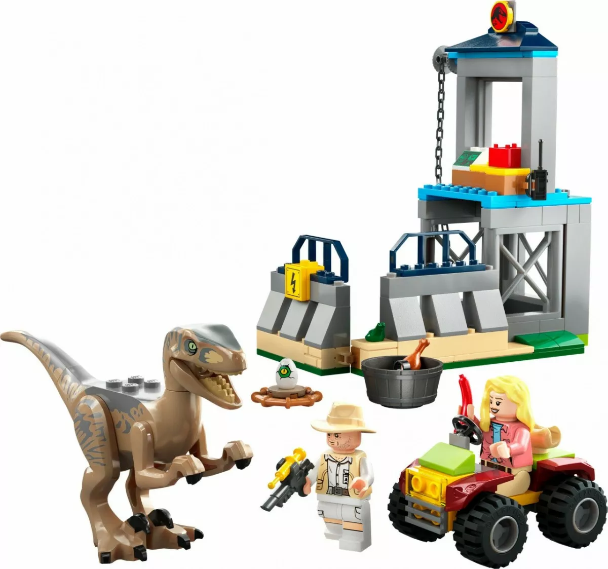 LEGO Klocki Jurassic World 76957 Ucieczka welociraptora