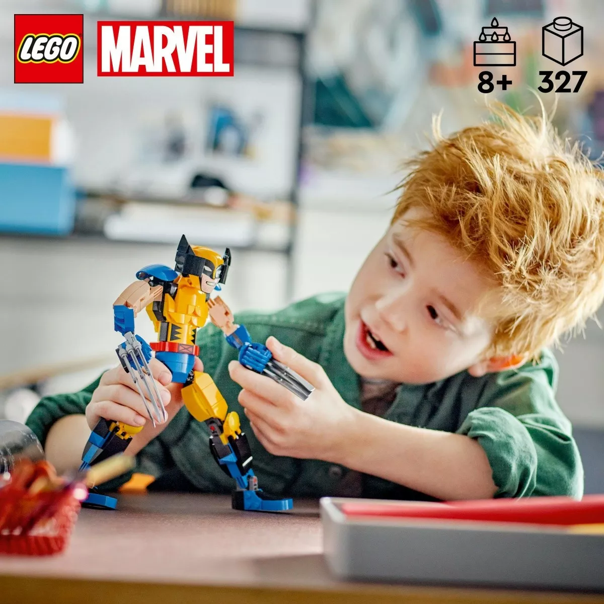 LEGO Klocki Super Heroes 76257 Marvel Figurka Wolverinea do zbudowania