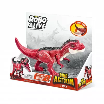 Robo Alive Figurka interaktywna Dino Action seria 1 T-REX