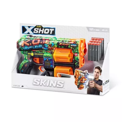 X-Shot Wyrzutnia SKINS DREAD (12 Strzałek) Wyrzutnia wzór B