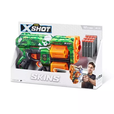 X-Shot Wyrzutnia SKINS DREAD (12 Strzałek) Wyrzutnia wzór D