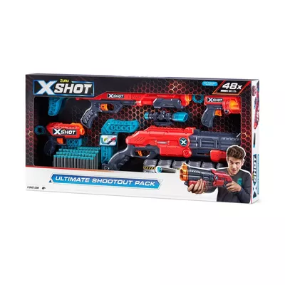 X-Shot Zestaw wyrzutni Pakiet Ultimate Shootout Vigilante