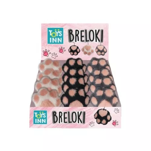 Stnux Brelok Łapa mix 3 wzory 12 sztuk display