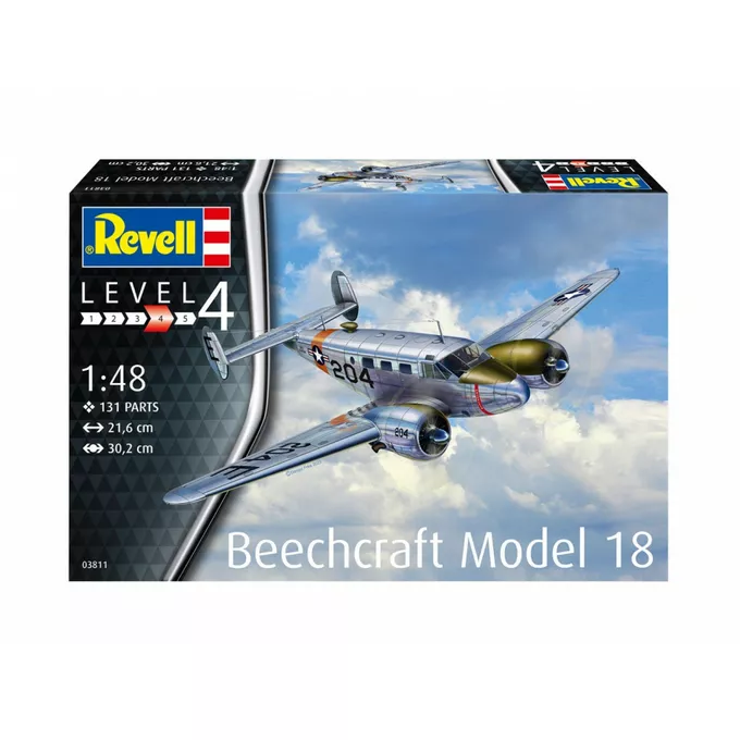 Revell Model plastikowy Samolot Beechcraft model 18 1/48