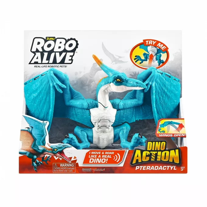 Robo Alive Figurka interaktywna Dino Action seria 1 Pterodaktyl