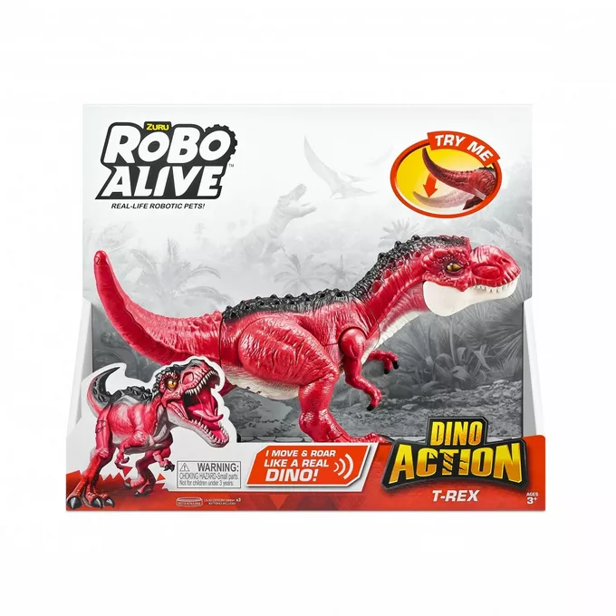 Robo Alive Figurka interaktywna Dino Action seria 1 T-REX