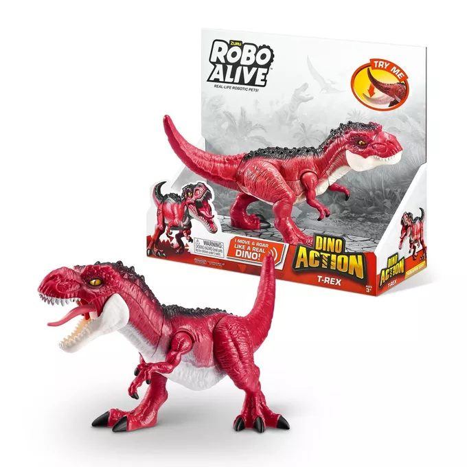 Robo Alive Figurka interaktywna Dino Action seria 1 T-REX