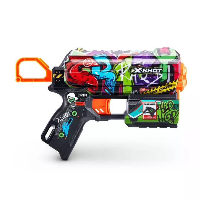 X-Shot Wyrzutnia SKINS FLUX (8 Strzałek) Wyrzutnia wzór B