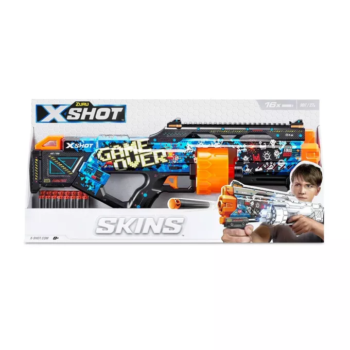 X-Shot Wyrzutnia SKINS-LAST STAND (16 Strzałek)
