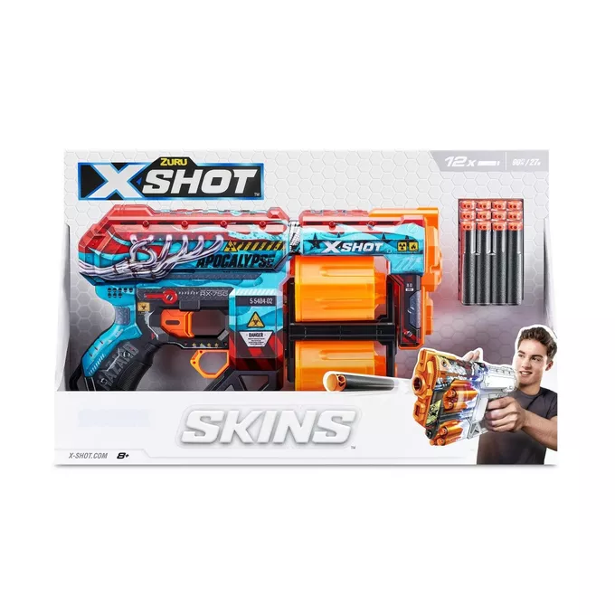 X-Shot Wyrzutnia wzór G SKINS-DREAD (12 Strzałek)
