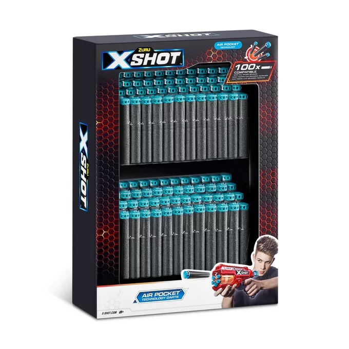 X-Shot Zestaw strzałek Excel Foam 100 sztuk