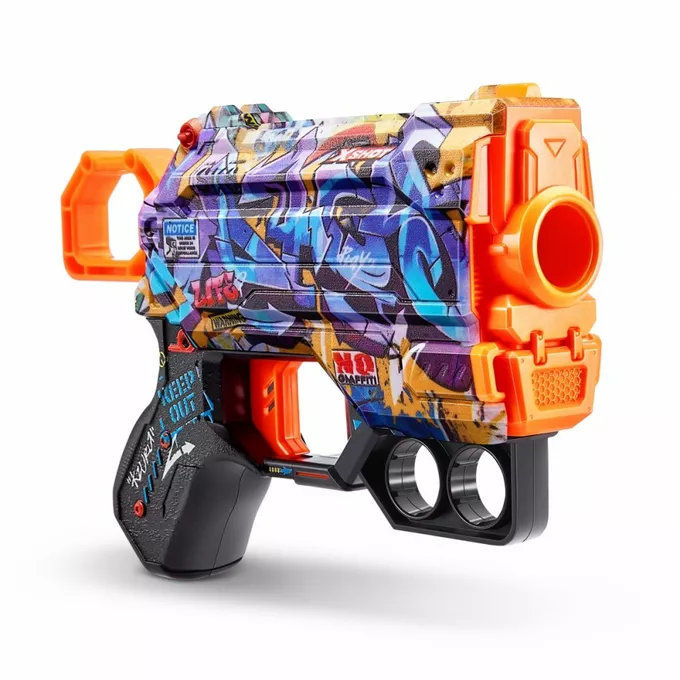 ZURU X-Shot Wyrzutnia SKINS MENACE (8 Strzałek) wzór D