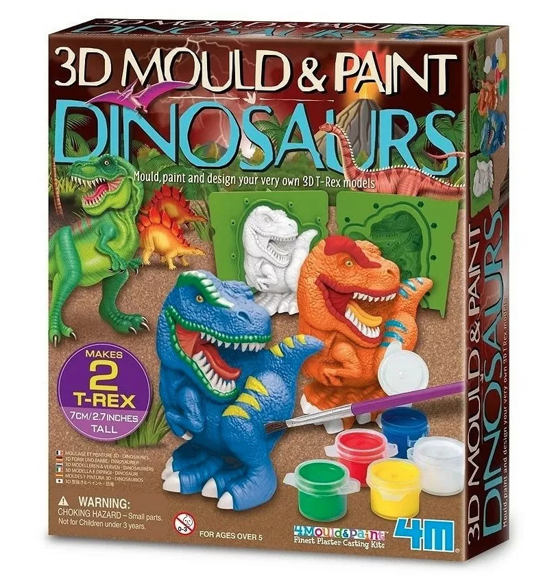 4m Odlewy gipsowe - Dinozaury
