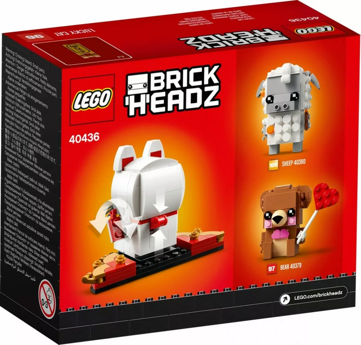 LEGO Klocki BrickHeadz 40436 Kot szczęścia