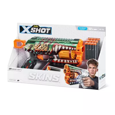 X-Shot Wyrzutnia Skins Griefer Beast Out 12 strzałek