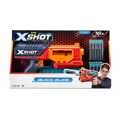 X-Shot X SHOT EXCEL Quick Slide wyrzutnia 16 strzalek