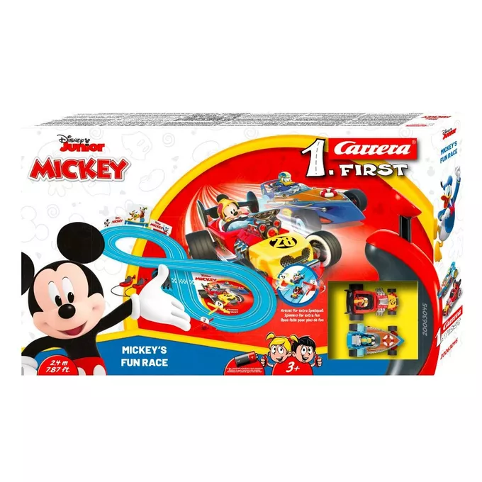 Carrera Tor wyścigowy First Myszka Miki Mickey's Fun Race 2,4m