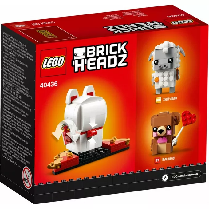 LEGO Klocki BrickHeadz 40436 Kot szczęścia