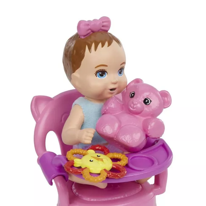 Mattel Lalka Barbie Dziecko i akcesoria - mycie zębów
