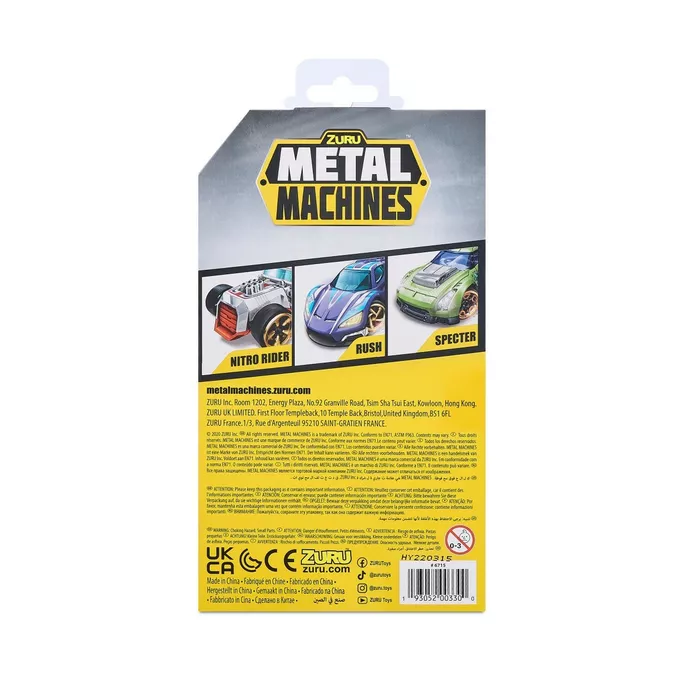 Metal Machines Auta 3-pak seria 2