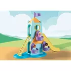Playmobil Zestaw z figurkami 1.2.3 71326 Wieża przygód i budką z lodami