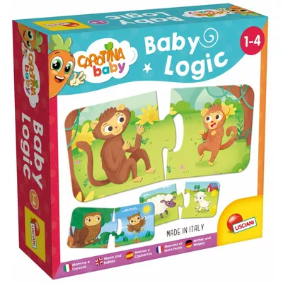 Lisciani Gra Carotina Baby Logic Mamy i ich dzieci