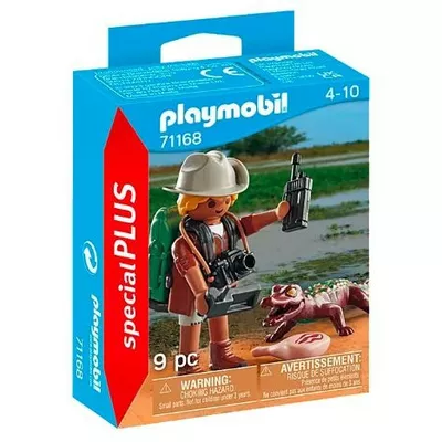 Playmobil Zestaw z figurką Special Plus 71168 Badacz z aligatorem