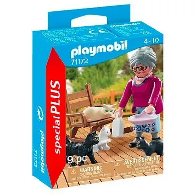 Playmobil Zestaw z figurkami Special Plus 71172 Babcia z kotkami