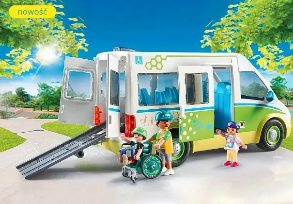 Playmobil Zestaw z figurkami City Life 71329 Autobus szkolny