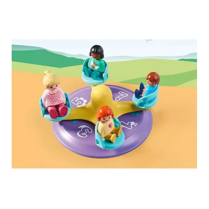 Playmobil Zestaw z figurkami 1.2.3 71324 Karuzela z cyferkami