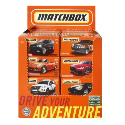 Mattel Samochodzik Matchbox Eko opakowanie display 48 sztuk