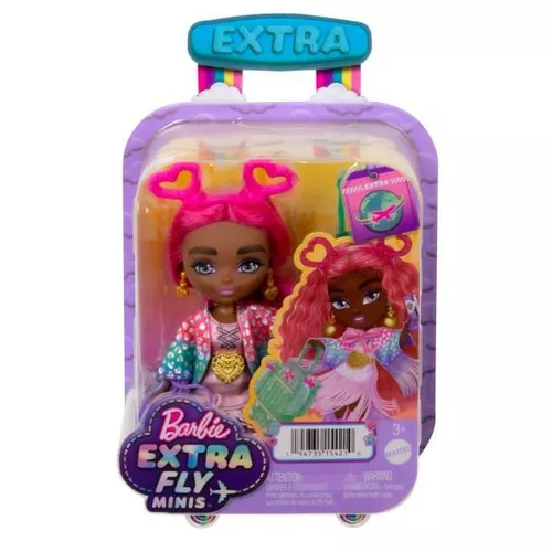 Mattel Lalka BARBIE Extra Minis Hippie