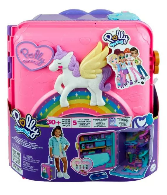 Mattel Zestaw Polly Pocket Wakacyjny kurort walizka
