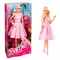 Mattel Lalka filmowa Barbie Margot Robbie jako Barbie w różowej sukience