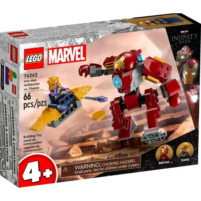 LEGO Klocki Super Heroes 76263 Hulkbuster Iron Mana vs. Thanos