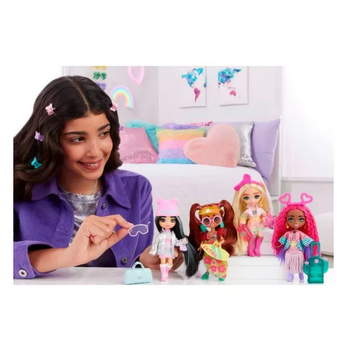 Mattel Lalka BARBIE Extra Minis Hippie