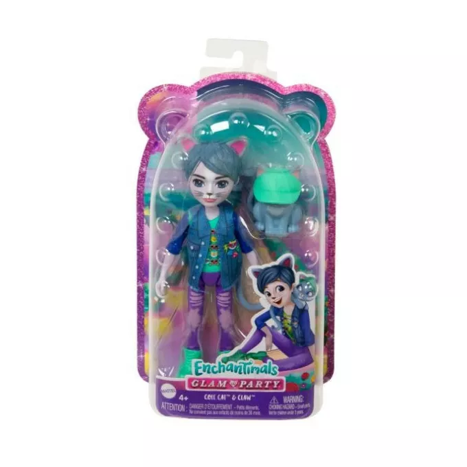 Mattel Lalka kot i figurka Enchantimals