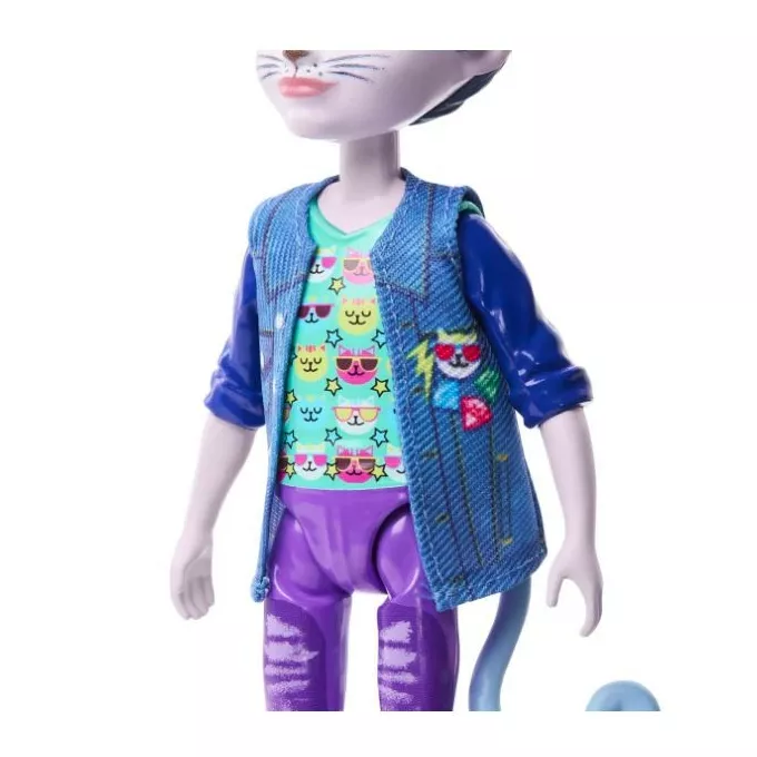 Mattel Lalka kot i figurka Enchantimals