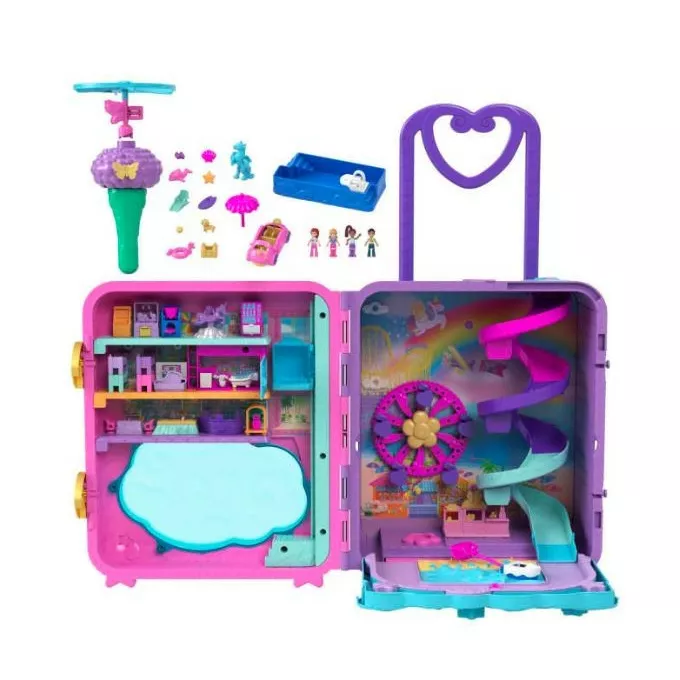 Mattel Zestaw Polly Pocket Wakacyjny kurort walizka