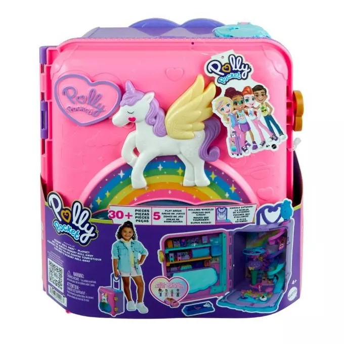Mattel Zestaw Polly Pocket Wakacyjny kurort walizka