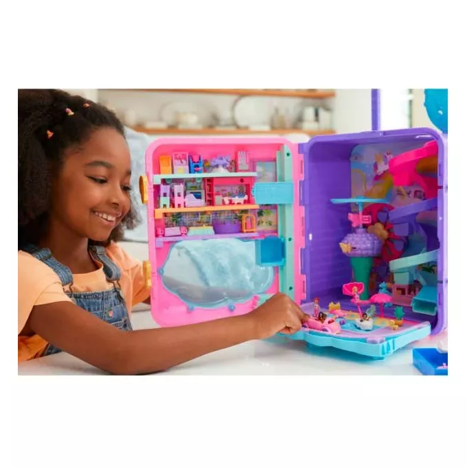 Mattel Zestaw Polly Pocket Wakacyjny kurort walizka