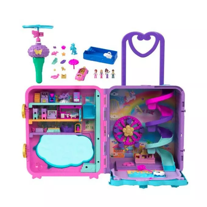 Mattel Zestaw Polly Pocket Wakacyjny kurort walizka