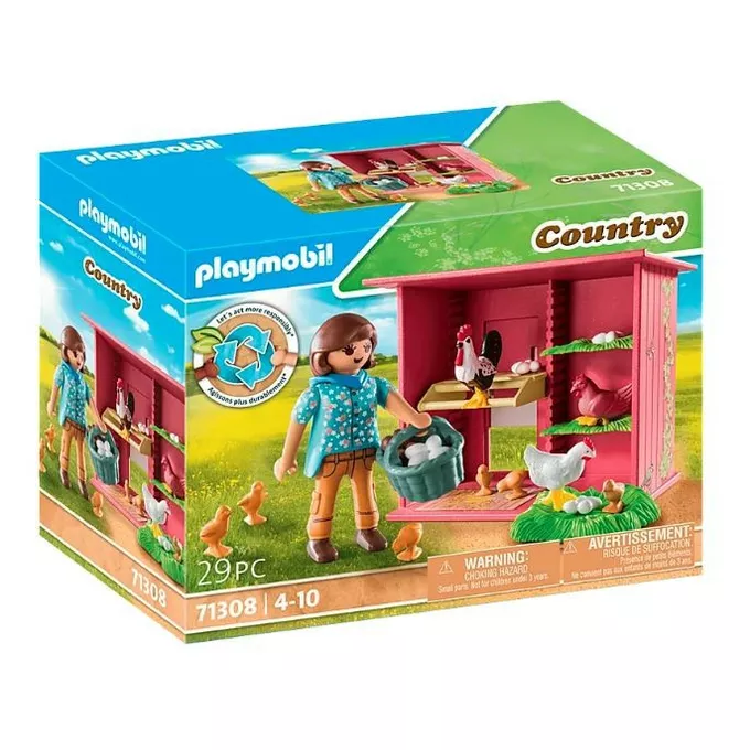 Playmobil Zestaw z figurkami Country 71308 Kury z pisklętami