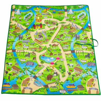 Smily Play Mata Zoo 120 x 100 x 0.3 cm