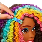 Mattel Barbie Głowa do stylizacji Neonowa tęcza kręcone włosy