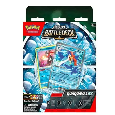 Pokemon TCG Karty Deluxe Battle Deck Quaquaval ex